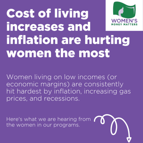 Inflation and Rising Costs How Women Are Impacted the Most Women's Money Matters